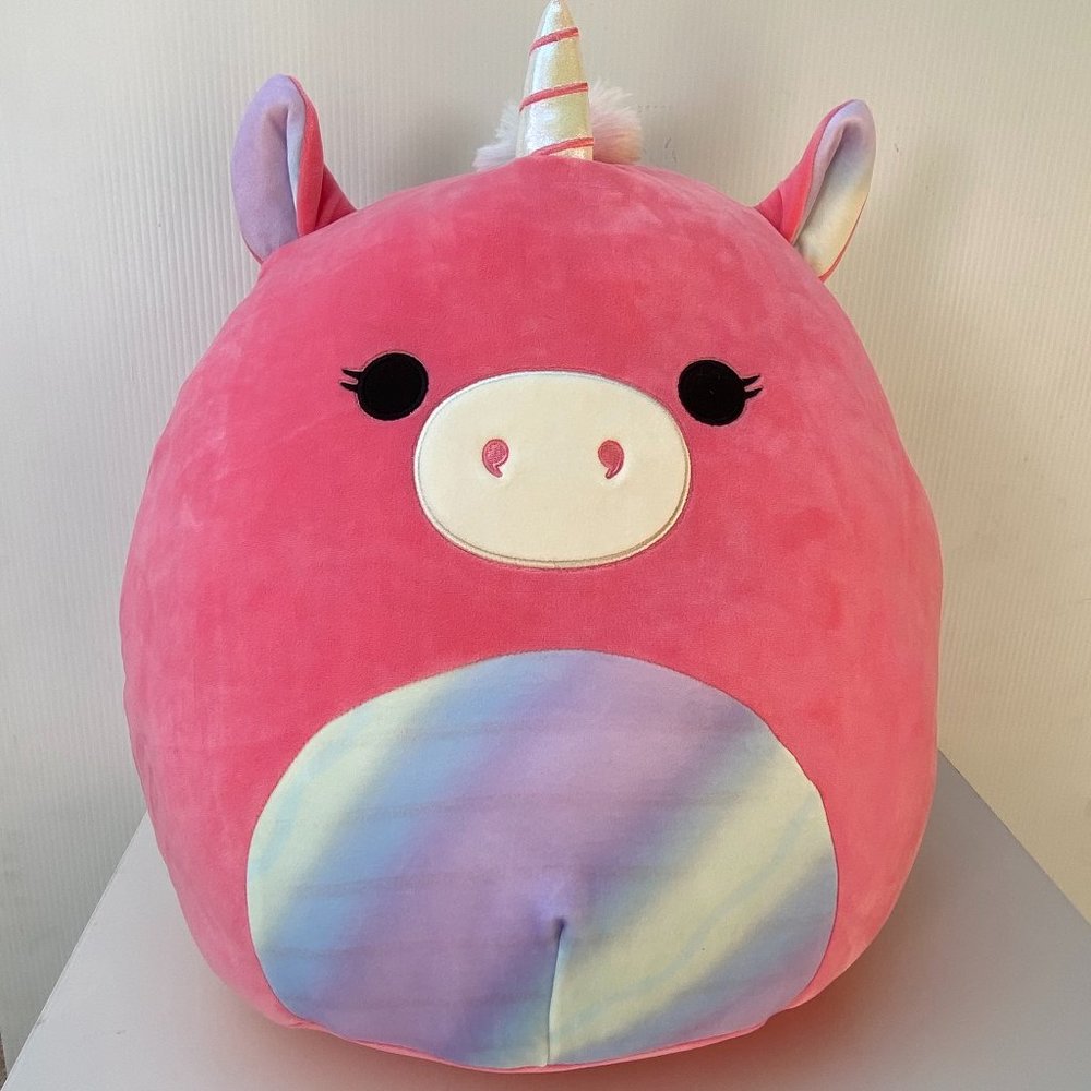 BNWT Pink Unicorn 16 Inch Squishmallow Kellytoy